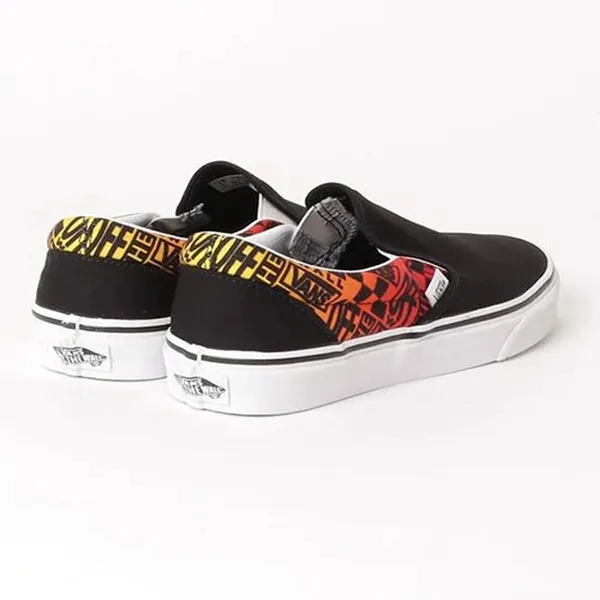 Giày Slip On Vans Classic Logo Flame Black/ True VN0A4U382N5 Màu Đen Size 39 - Giày - Vua Hàng Hiệu