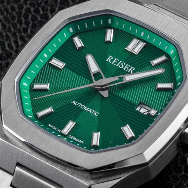 Đồng Hồ Nam Reiser Alpen Date Emerald Green Bracelet Màu Xanh Green - 3
