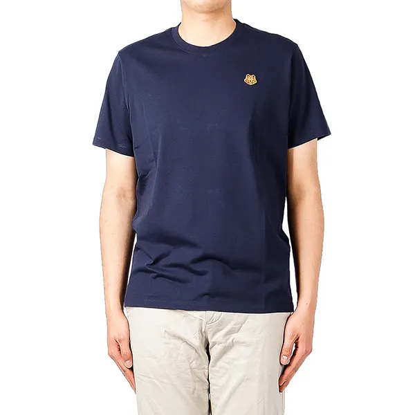 Áo Phông Kenzo Logo Hổ 5TS003-4SA-76 Màu Xanh Navy