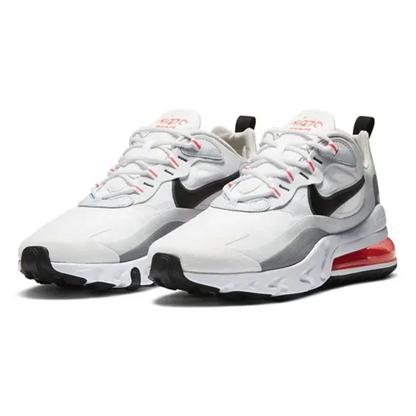 Giày Thể Thao Nike Air Max 270 React CT1280-100 Phối Màu Trắng Đỏ