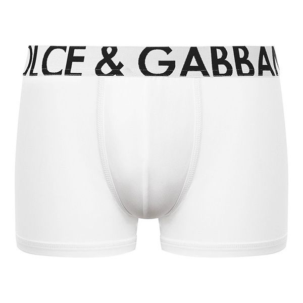 Quần Lót Nam Dolce & Gabbana D&G Logo Boxers N4C13J-FUGHH Màu Trắng - 2