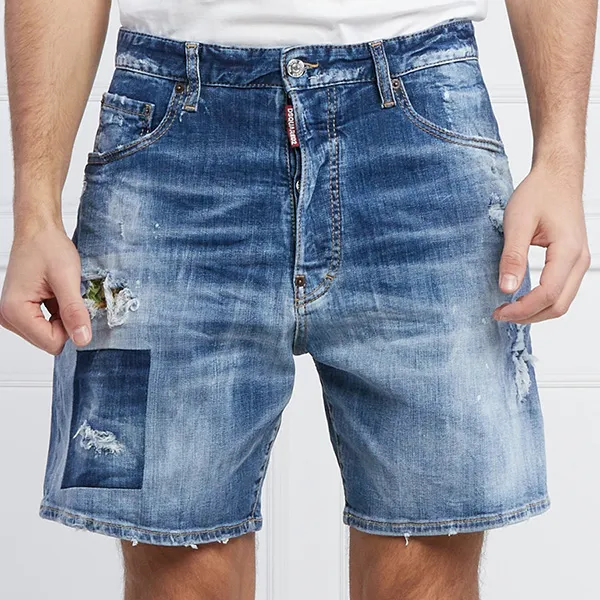 Quần Shorts Dsquared2 Boxer Shorts S74MU0685 S30342 Màu Xanh Size 48 - Thời trang - Vua Hàng Hiệu