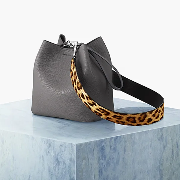 Túi Đeo Chéo Find Kapoor Pingo 20 Basic New Leopard Grey Màu Xám - Túi xách - Vua Hàng Hiệu