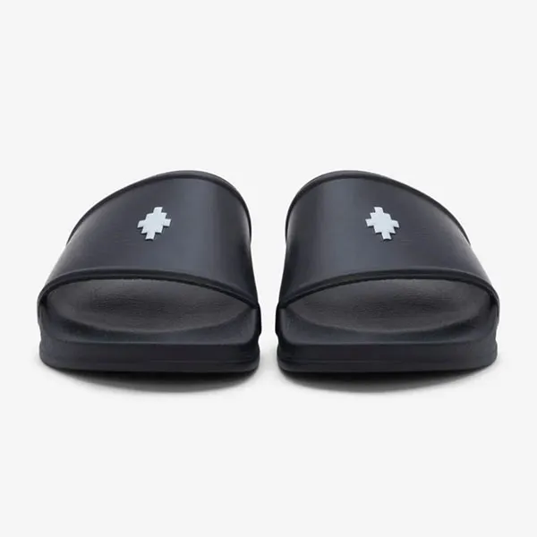 Dép Marcelo Burlon Cross Logo Black Slides Màu Đen - Dép - Vua Hàng Hiệu