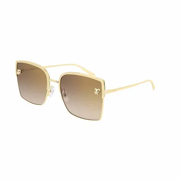 Kính Mát Cartier CT 0199S Sunglasses Frame Màu Xám Bạc - Kính mắt - Vua Hàng Hiệu