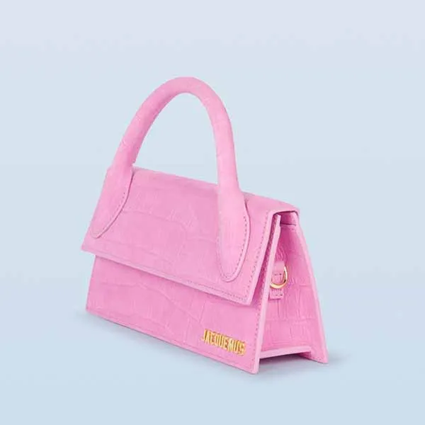 Túi Xách Tay Nữ Jacquemus Long Chiqito, Size 20, Màu Hồng - Túi xách - Vua Hàng Hiệu