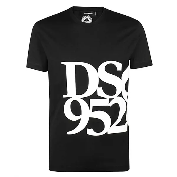 Áo Phông Dsquared2 Cotton T-Shirt With Logo S71GD0998 Màu Đen