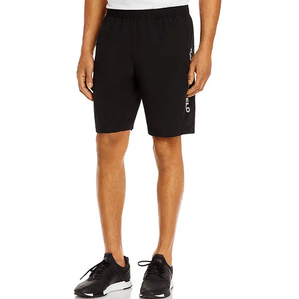 Quần Shorts Karl Lagerfeld Perforated-Side Active Shorts In Black LM0H6000 Màu Đen