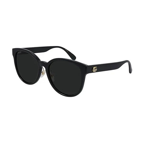 Kính Mát Gucci Grey Oval Ladies Sunglasses GG0854SK 004 56 Màu Đen Xám - 2