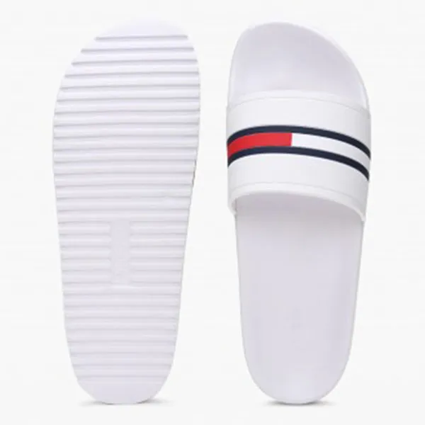 Dép Tommy Hilfiger Men's Redder Slide Sandal Màu Trắng Size 40