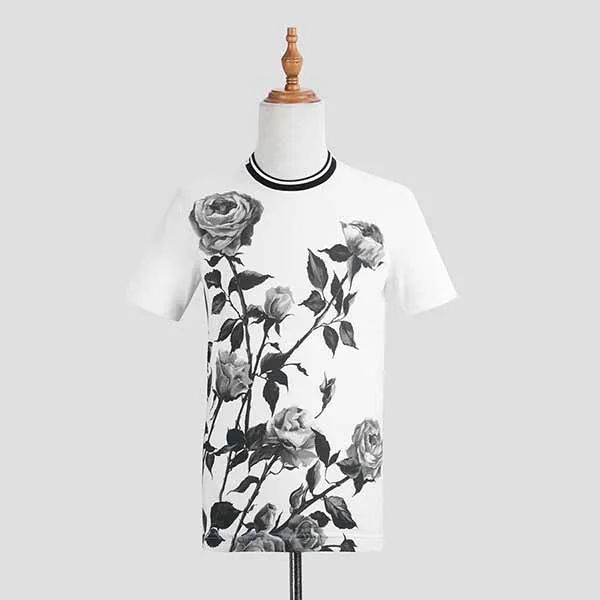 Áo Phông Nam Dolce & Gabbana D&G G8JS9T-G7C4J Màu Trắng Size 46