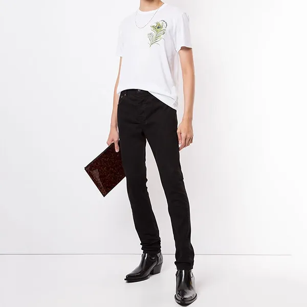 Áo Phông Nam Dolce & Gabbana D&G T-Shirt G8KBAZ G7XIR Họa Tiết Màu Trắng