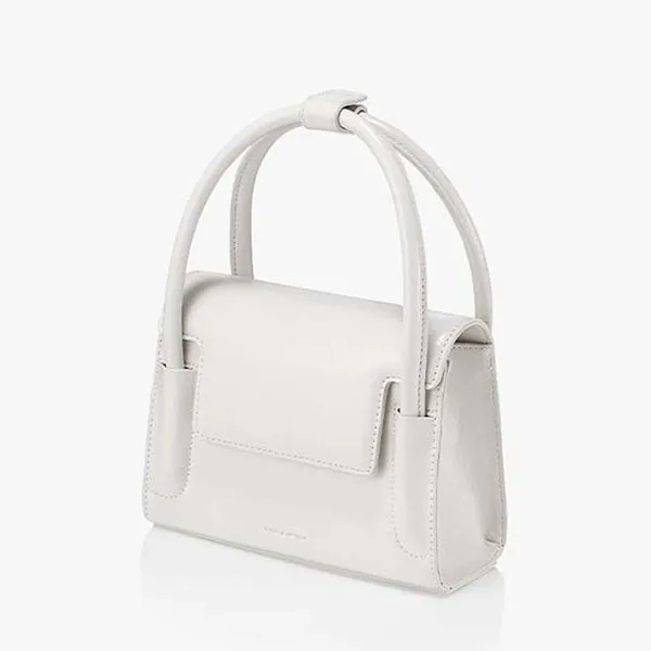 Túi Xách Tay Find Kapoor Marty Bag 18 Crinkled Ivory Màu Trắng Đục - Túi xách - Vua Hàng Hiệu