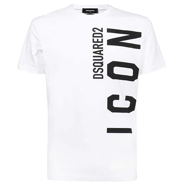 Áo Phông Dsquared2 Icon Cool T-shirt S79GC0044 Màu Trắng - 1
