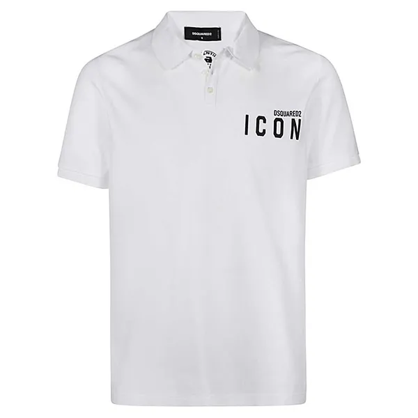 Áo Polo Dsquared2 Be Icon S79GL0001 Màu Trắng - Thời trang - Vua Hàng Hiệu
