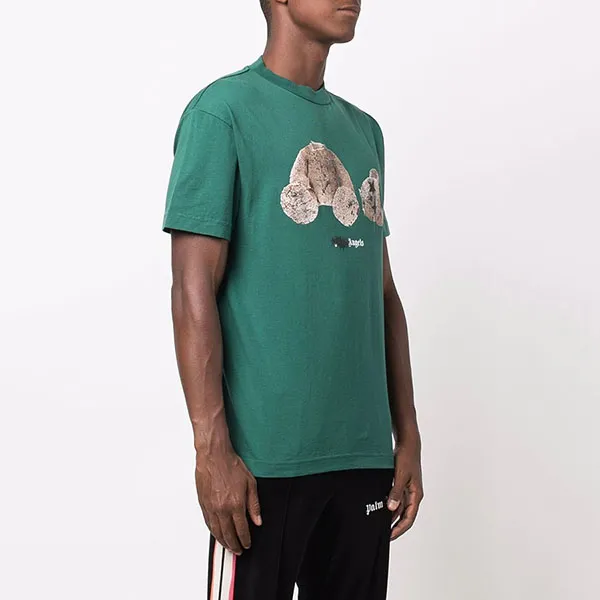 Áo Phông Palm Angels PMAA001F21JER0275760 Màu Xanh Green - Thời trang - Vua Hàng Hiệu