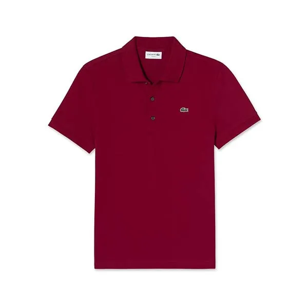 Áo Polo Men’s Lacoste Slim Fit Stretch Cotton Piqué Polo Shirt PH7937 18C Màu Đỏ Đô - 3
