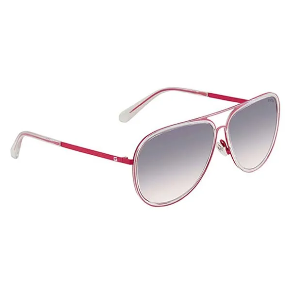 Kính Mát Guess Pink Aviator/Pilot Sunglasses GU698272Z64 Màu Hồng - Kính mắt - Vua Hàng Hiệu