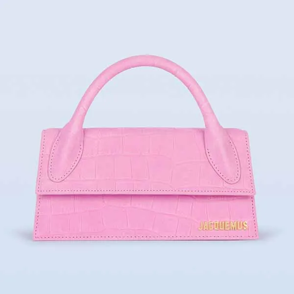 Túi Xách Tay Nữ Jacquemus Long Chiqito, Size 20, Màu Hồng - Túi xách - Vua Hàng Hiệu