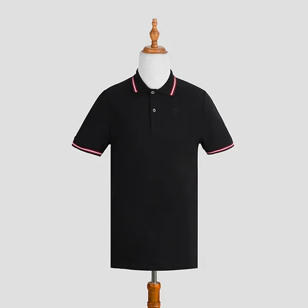 Áo Polo Bally Logo Thêu Viền Cổ Đỏ 603843-50-124 Màu Đen - Thời trang - Vua Hàng Hiệu