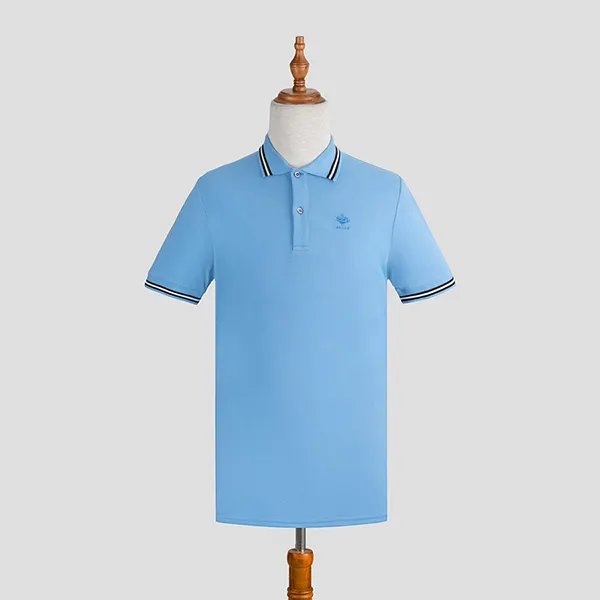 Áo Polo Bally Logo Thêu Viền Cổ Đen 603843-50 Màu Xanh Blue - Thời trang - Vua Hàng Hiệu