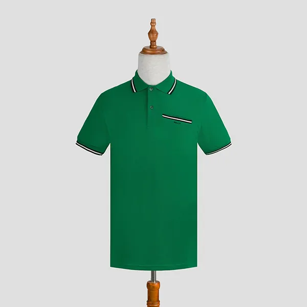 Áo Polo Bally Túi Ngực Viền Cổ Đen 603842-50-2665 Màu Xanh Lá - Thời trang - Vua Hàng Hiệu