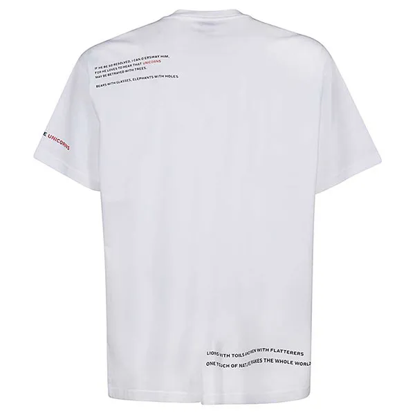 Áo Phông Burberry 8031311 1005 Montage T-Shirt White Màu Trắng Size XXS - Thời trang - Vua Hàng Hiệu