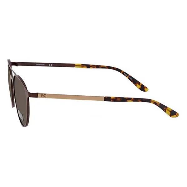 Kính Mát Calvin Klein CK Brown Round Men's Sunglasses CK20138S 201 52 Màu Nâu