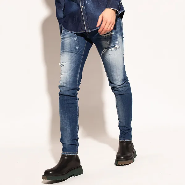 Quần Jeans Dsquared2 Cool Guy Jean Jeans S71LB0872 Màu Xanh Bò - Thời trang - Vua Hàng Hiệu
