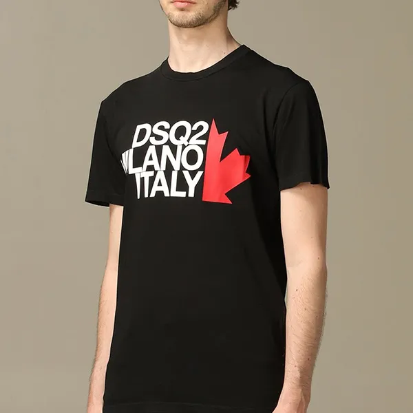 Áo Phông Dsquared2 Milano Italy T-shirt S74GD0730 Màu Đen