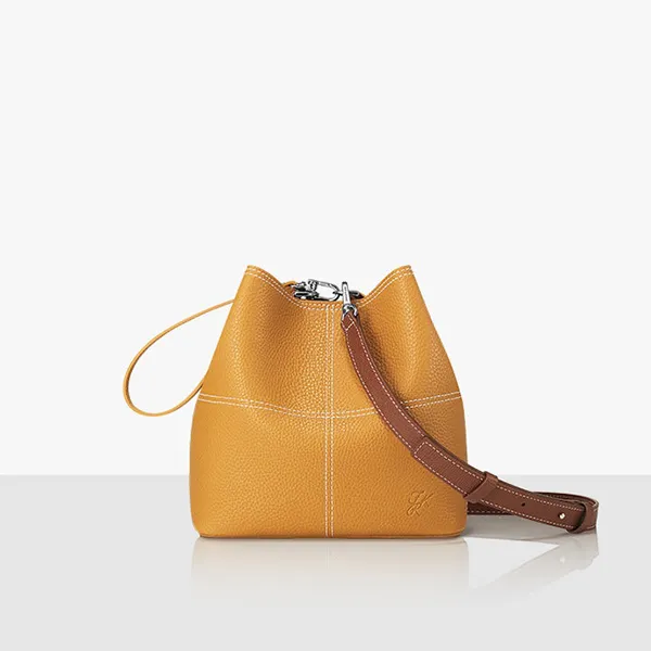 Túi Đeo Chéo Find Kapoor Pingo Bag 20 Stitch Solid Mustard Màu Vàng - Túi xách - Vua Hàng Hiệu
