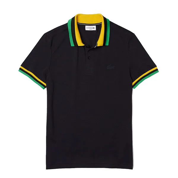 Áo Polo Men’s Lacoste Slim Fit Light Breathable Piqué Polo PH7658 Màu Đen