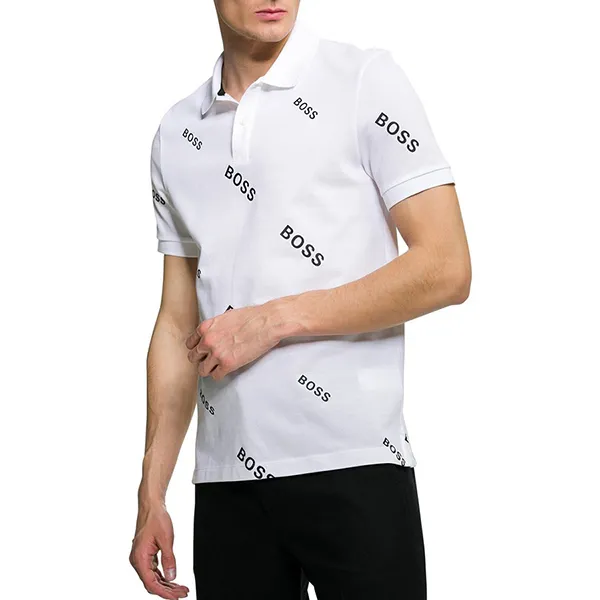 Áo Polo Nam Hugo Boss Phillipson Màu Trắng Size S