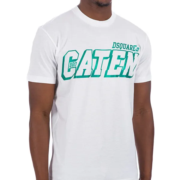 Áo Phông Dsquared2 Caten Cool Tee S74GD0858 Màu Trắng