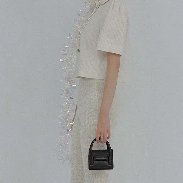 Túi Xách Tay Find Kapoor Marty Bag 12 Crinkled Black Màu Đen - Túi xách - Vua Hàng Hiệu