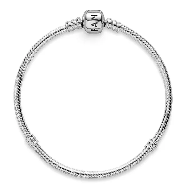 Vòng Đeo Tay Pandora Moments Snake Chain Bracelet 590702HV Màu Bạc Size 17