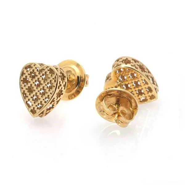 Khuyên Tai Gucci Earrings Diamantissima Heart 18k Yellow Gold Ladies Màu Vàng - Trang sức - Vua Hàng Hiệu