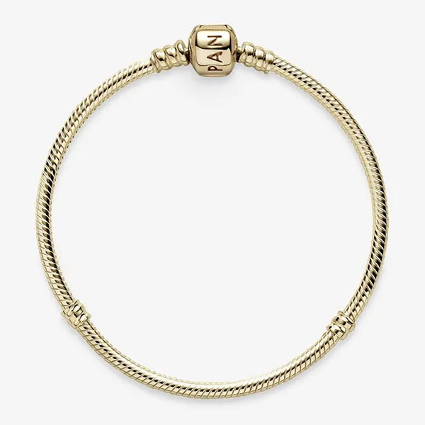 Vòng Đeo Tay Pandora Moments Snake Chain Bracelet Màu Vàng - Trang sức - Vua Hàng Hiệu