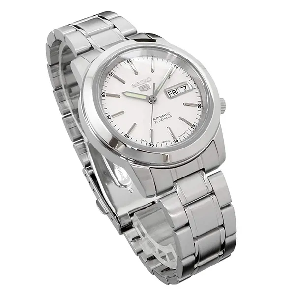 Đồng Hồ Nam Seiko Series 5 Automatic Silver Dial Men's Watch SNKE49J1 Màu Bạc