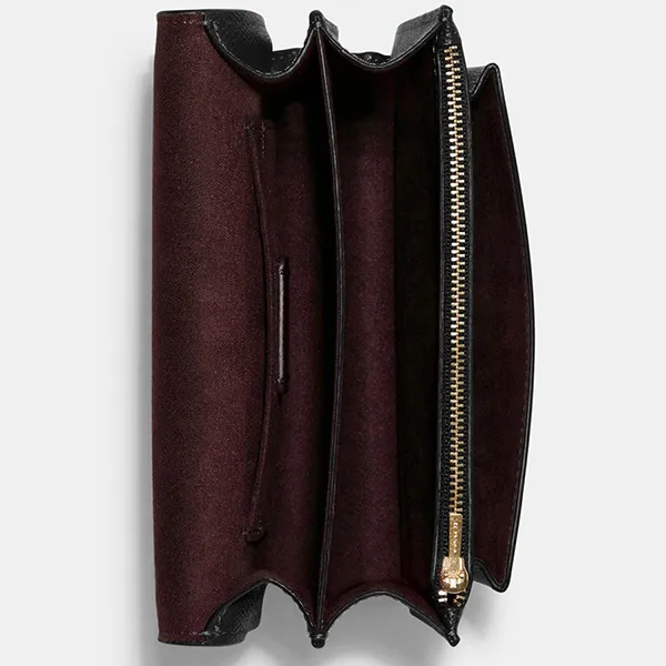 Túi Đeo Chéo Coach Foldover Belt Bag Màu Đen