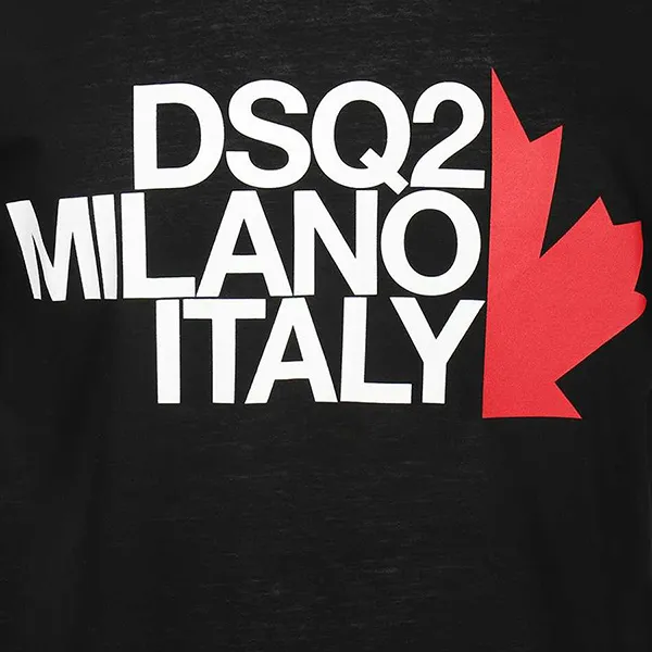 Áo Phông Dsquared2 Milano Italy T-shirt S74GD0730 Màu Đen