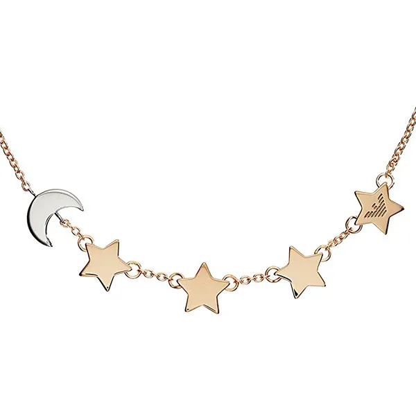 Dây Chuyền Emporio Armani Rose Gold Silver 925 Necklace Màu Vàng Hồng - Trang sức - Vua Hàng Hiệu