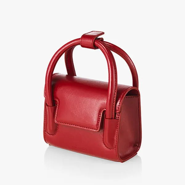 Túi Xách Tay Find Kapoor Marty Bag 12 Crinkled Red Màu Đỏ