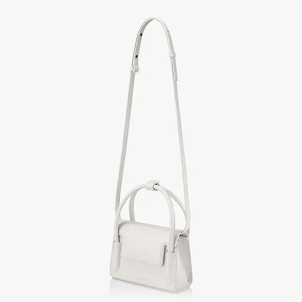 Túi Xách Tay Find Kapoor Marty Bag 18 Crinkled Ivory Màu Trắng Đục - Túi xách - Vua Hàng Hiệu