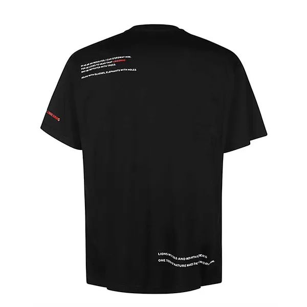 Áo Phông Burberry 80309401007 Montage T-Shirt Black Màu Đen