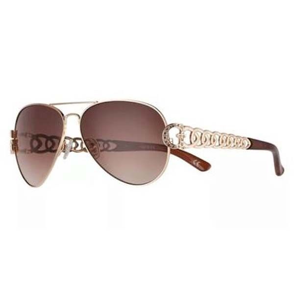 Kính Mát Guess Gradient Brown Wrap Sunglasses GU7255 H73 288 Màu Nâu Gradient - 2