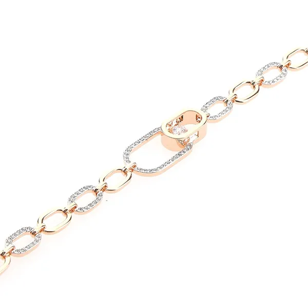 Vòng Đeo Tay Swarovski Sparkling Dance North Bracelet Màu Vàng
