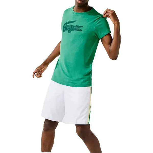 Áo Thun Lacoste Large Croc Print Tee Shirt TH2042 Màu Xanh Lá - Thời trang - Vua Hàng Hiệu