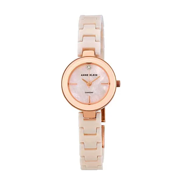 Đồng Hồ Nữ Anne Kleinladies Pink Mother Of Pearl Dial Watch 2660LPRG Màu Vàng Hồng