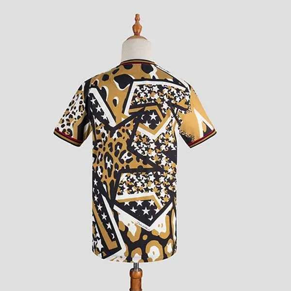 Áo Phông Nam Dolce & Gabbana D&G G8KV9T G7C5D Màu Vàng In Họa Tiết